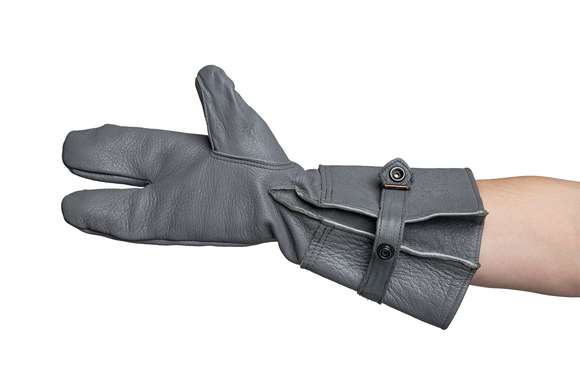 BW Motorcycle Lobster Gloves, Leather, Surplus