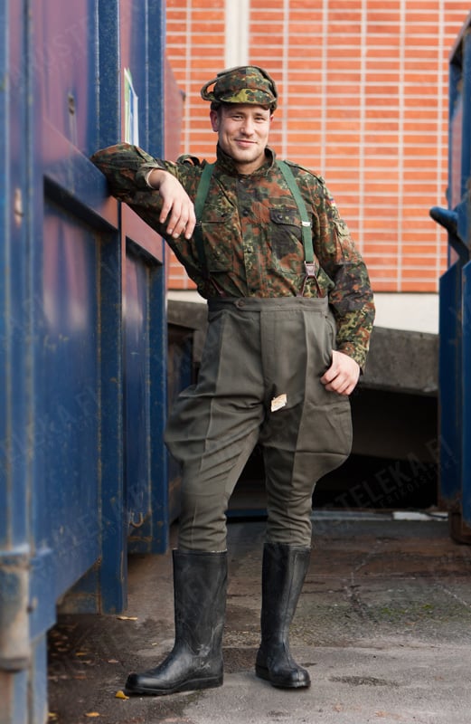 BW field shirt, Flecktarn, surplus