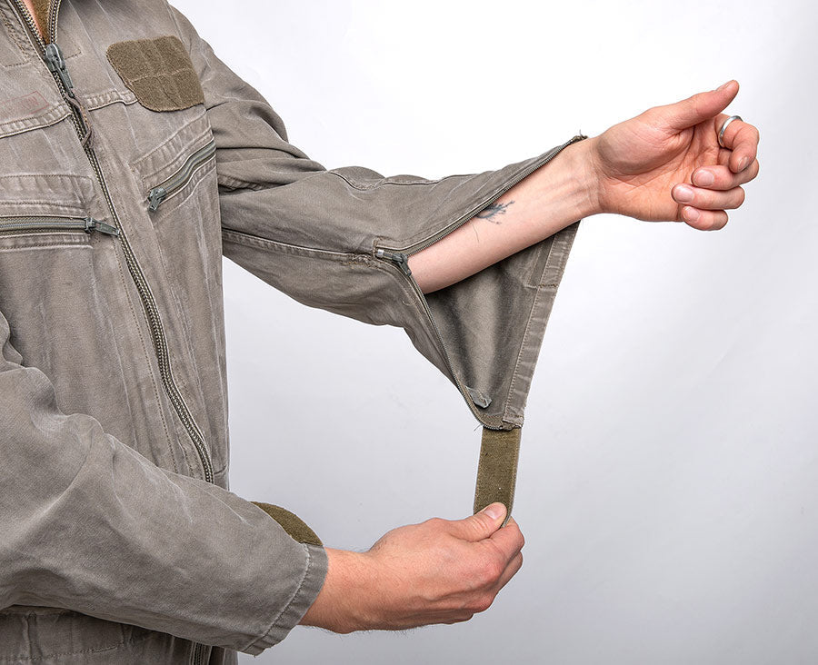 BW mechanic's coverall, olive drab, surplus