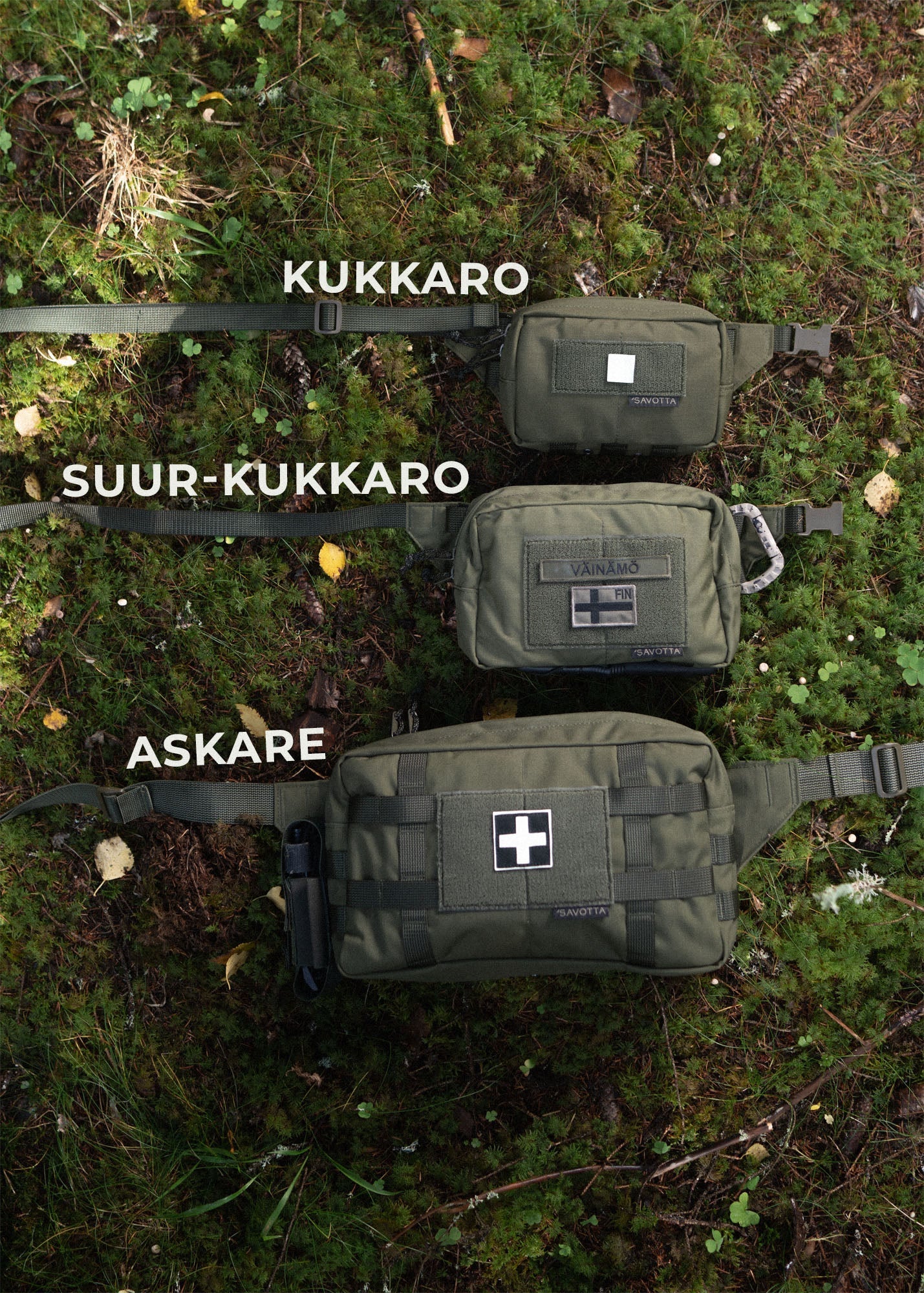 Savotta Suur-kukkaro hip pack