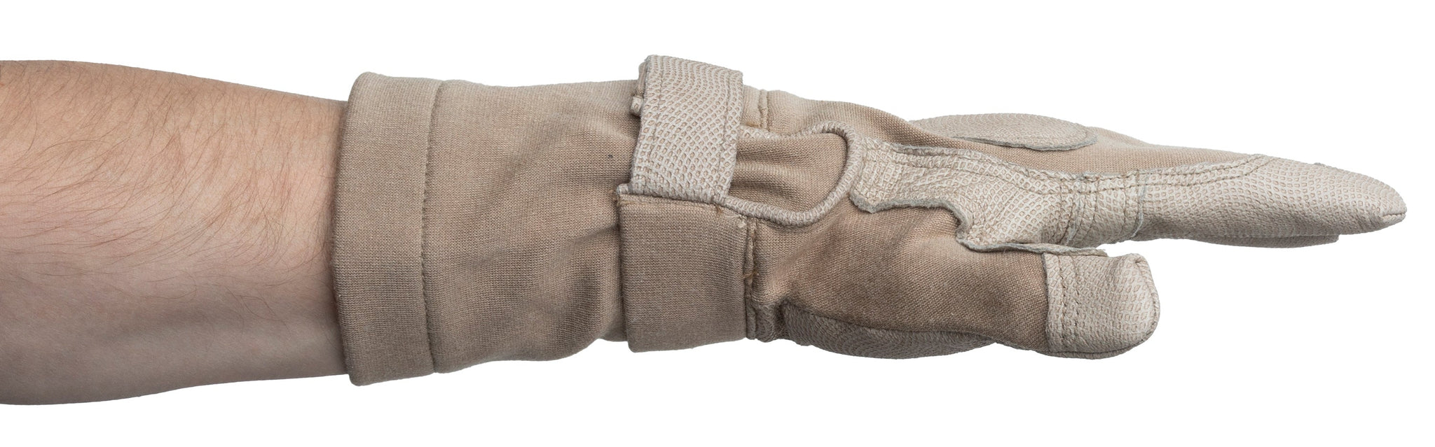 USMC FROG Flame and Cut Resistant Combat Gloves, Desert Tan, Unissued