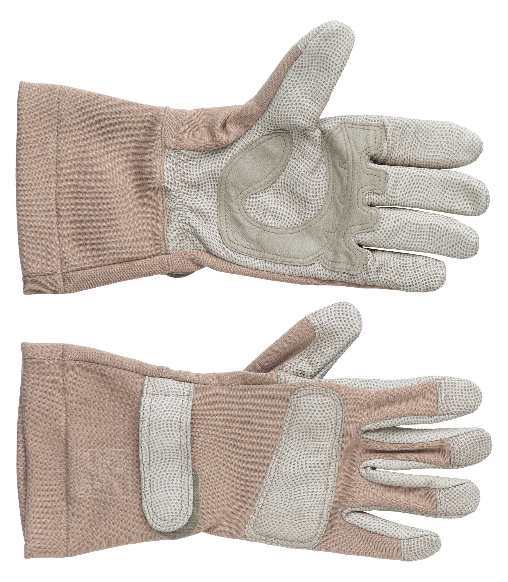 USMC FROG Flame and Cut Resistant Combat Gloves, Desert Tan, Unissued