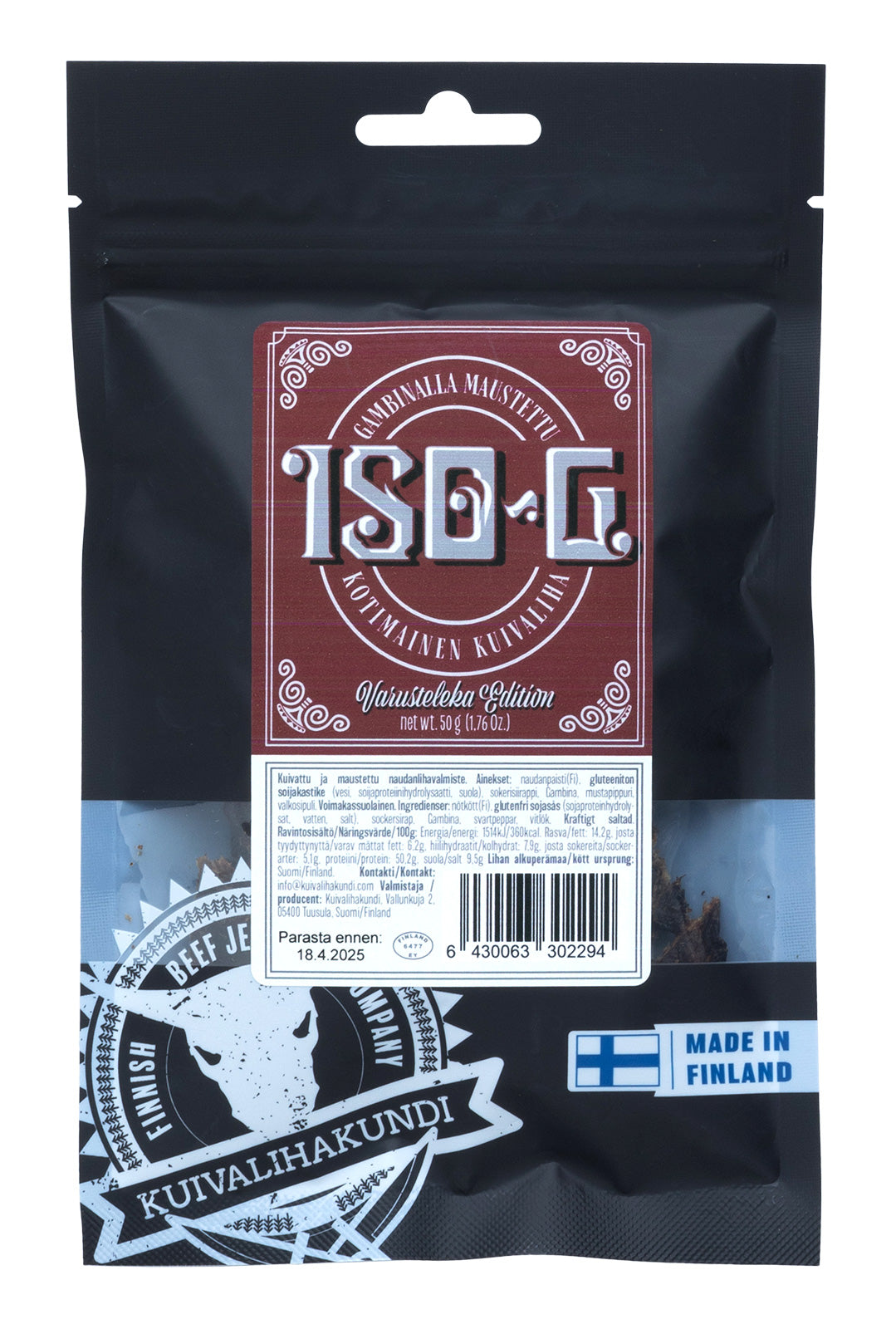 Kuivalihakundi Epic Gambina Jerky, 40g