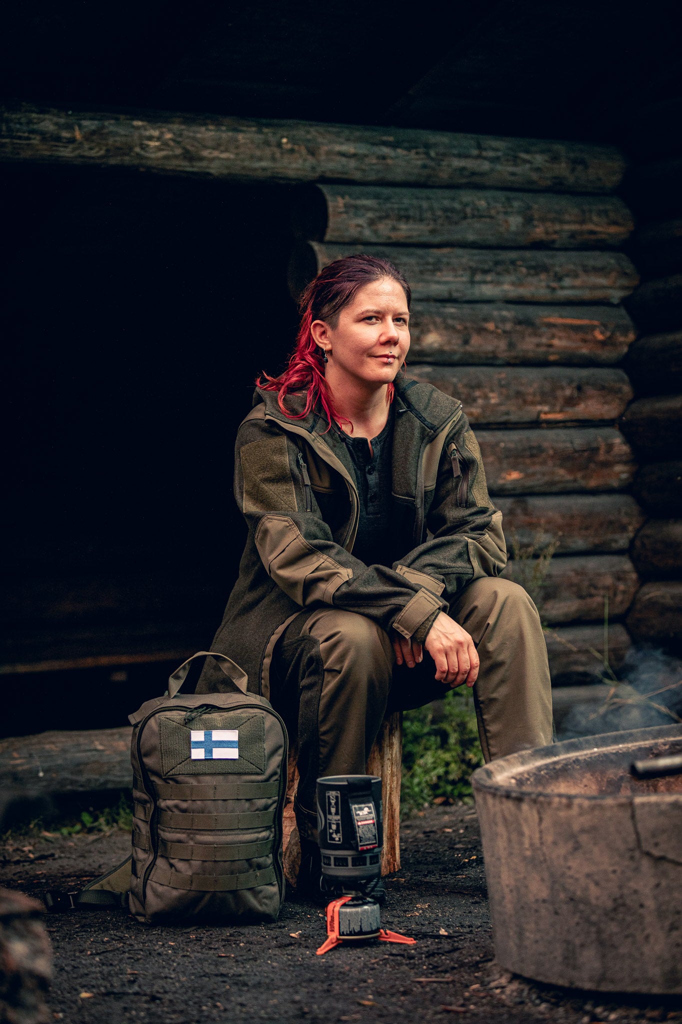 Varusteleka CP10 Mini-Kampfrucksack, Haupttasche
