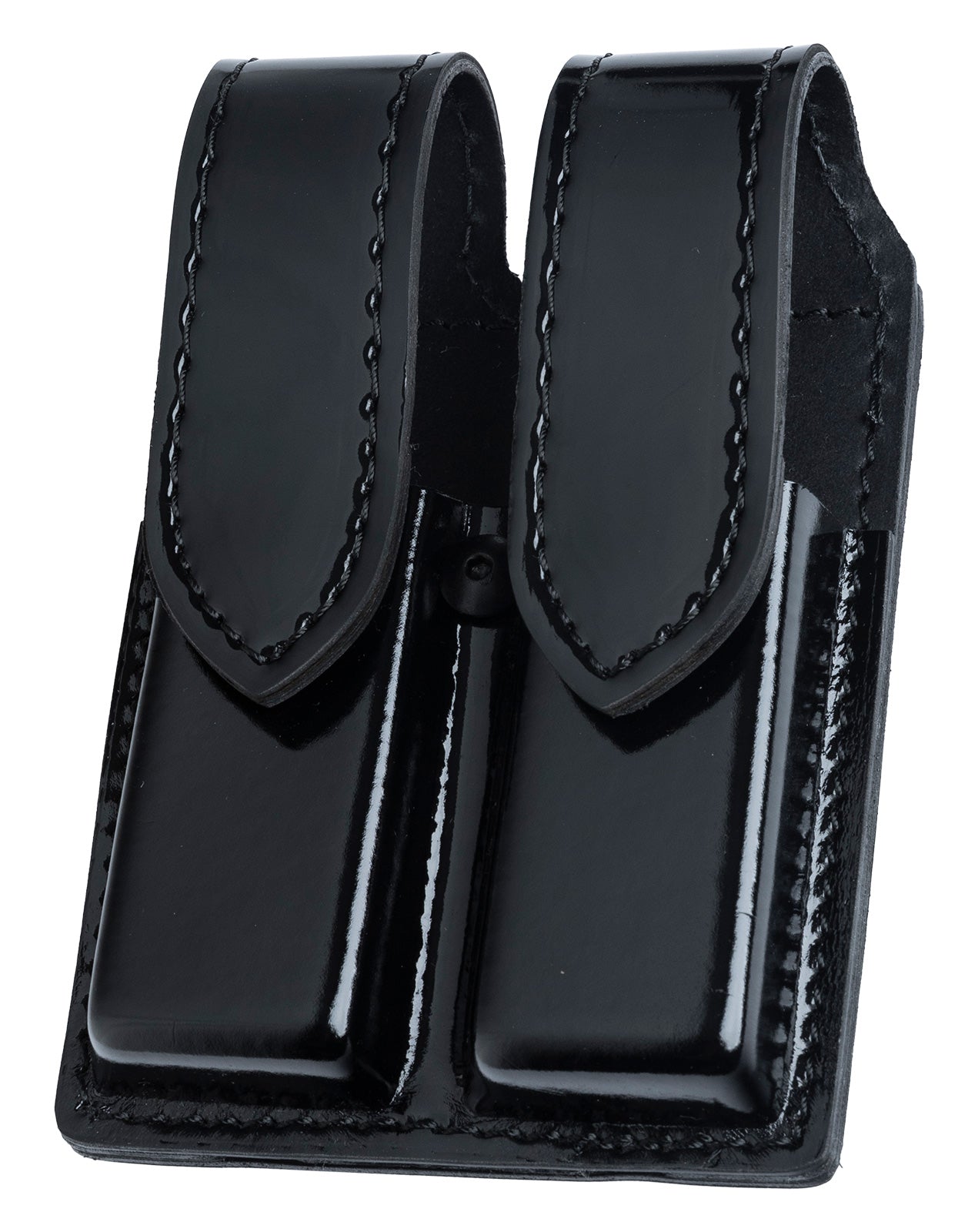 Safariland 77 Double Pistol Magazine Pouch, Size 3, High Gloss Black, Unissued