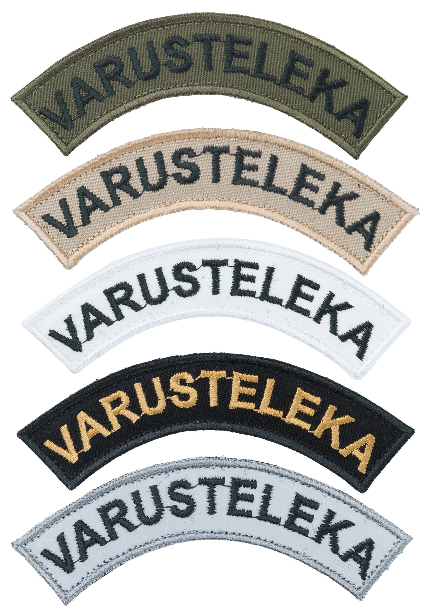 Varusteleka Arched Tag w. Custom Text, 3-Pack