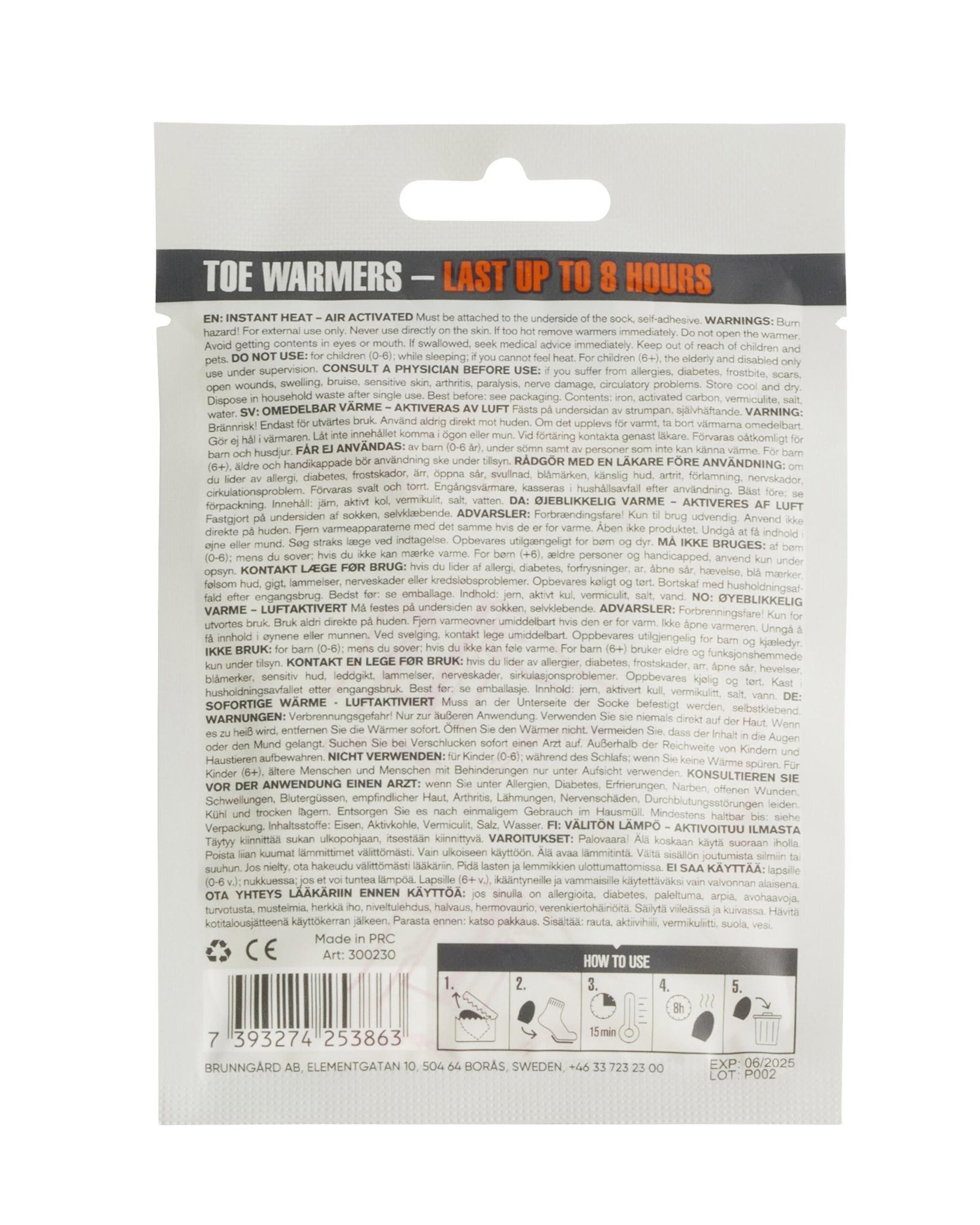 Springyard Toe Warmers