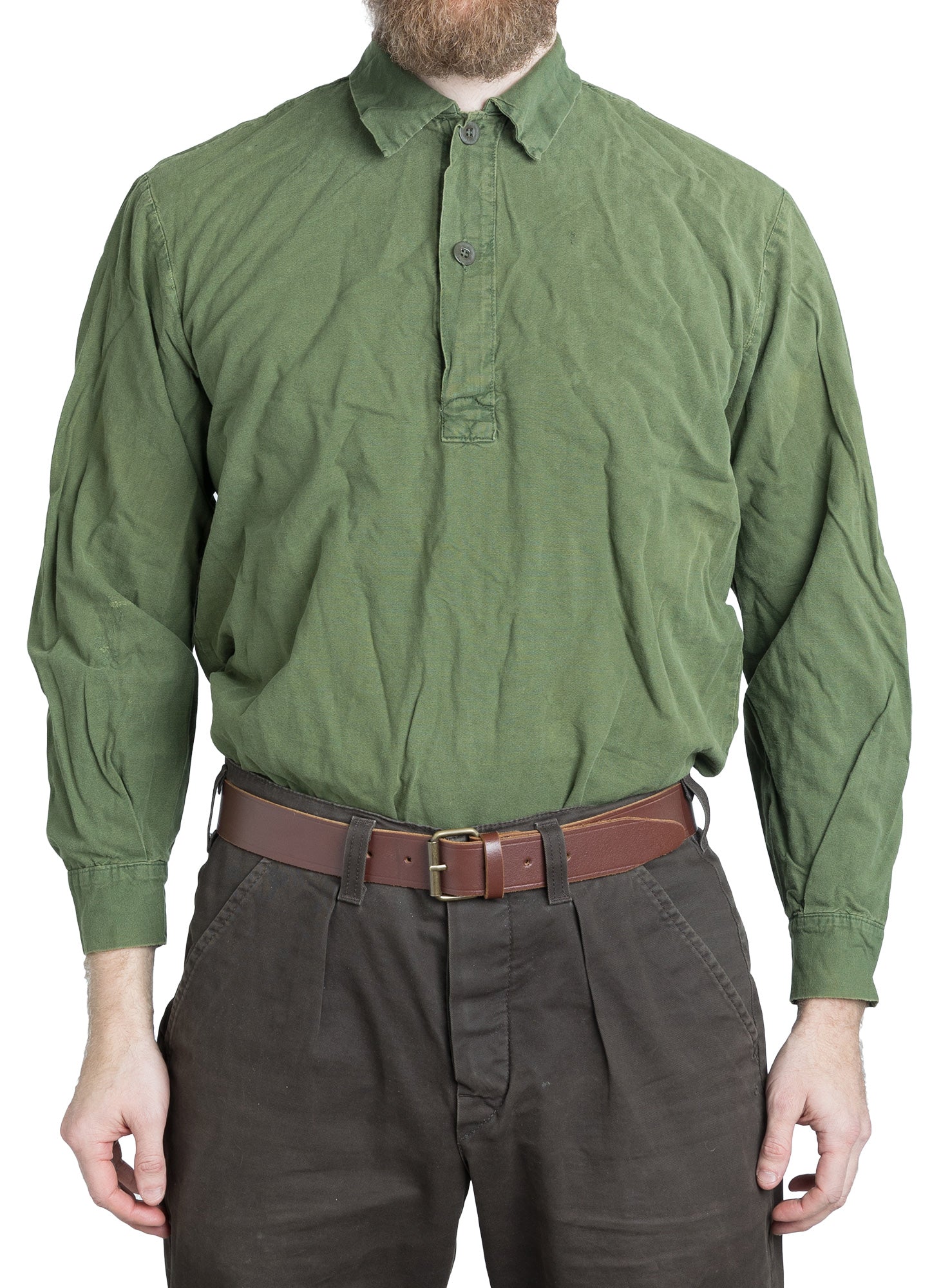 Swedish M59 Service Shirt, Green, Surplus