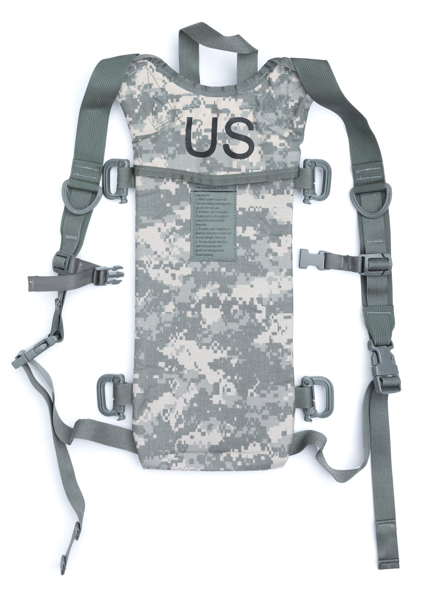 US MOLLE II Hydration System Carrier w.o. Bladder, UCP, Surplus