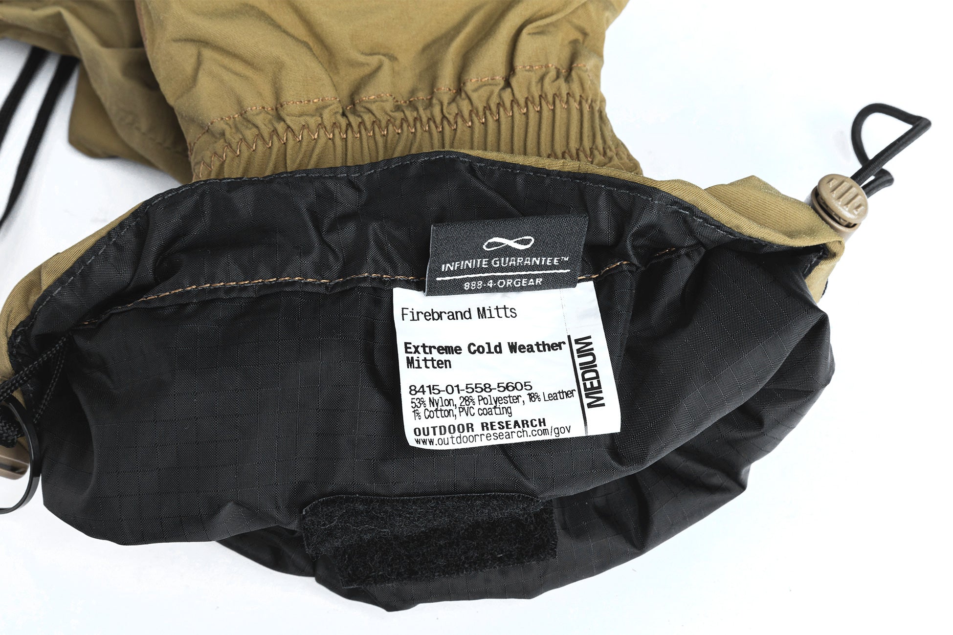 US OR Extreme Cold Weather Mittens, Coyote Brown, Surplus