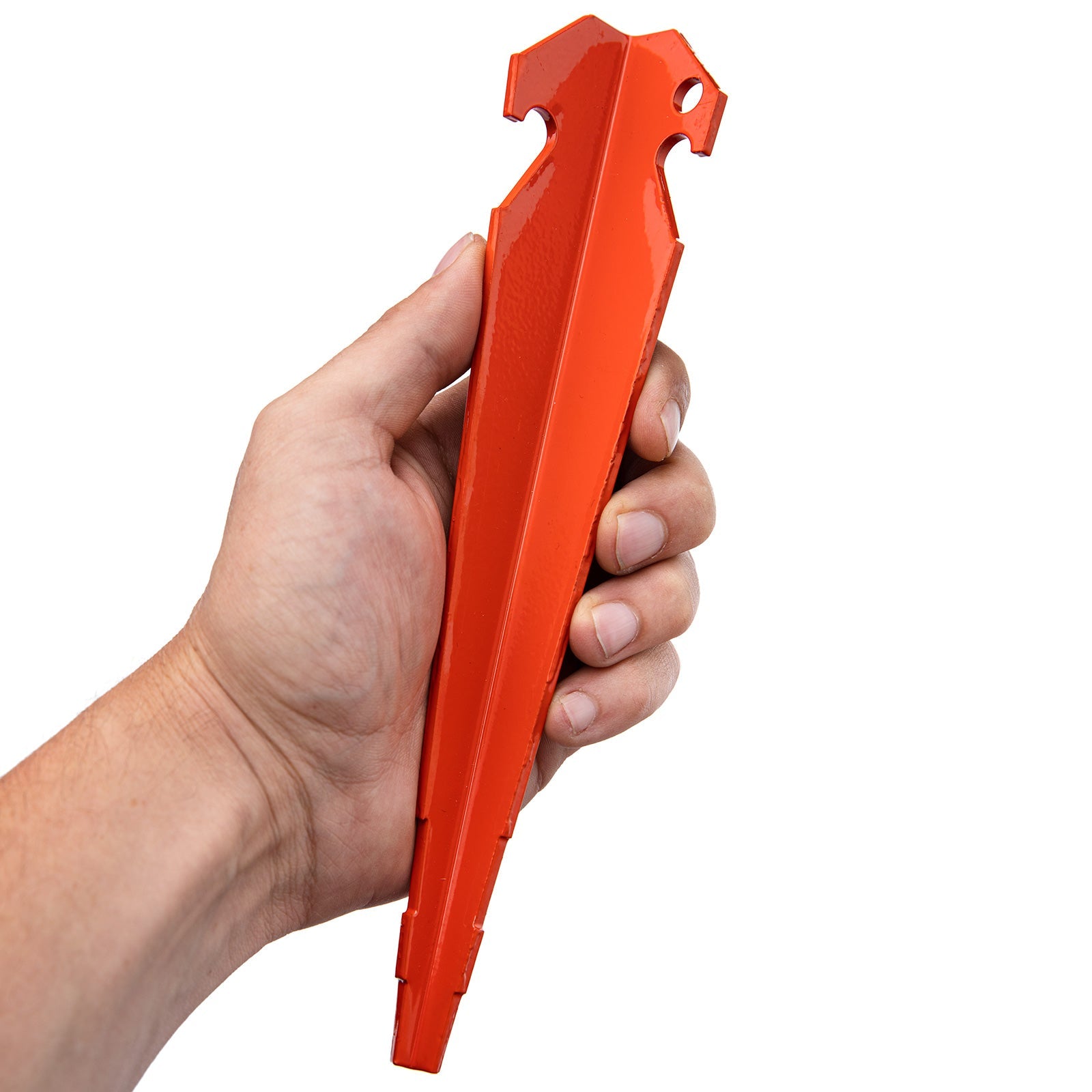 Such a sturdy stake that it shouldn't bend even if a drunken rock festival walrus falls on your tent.