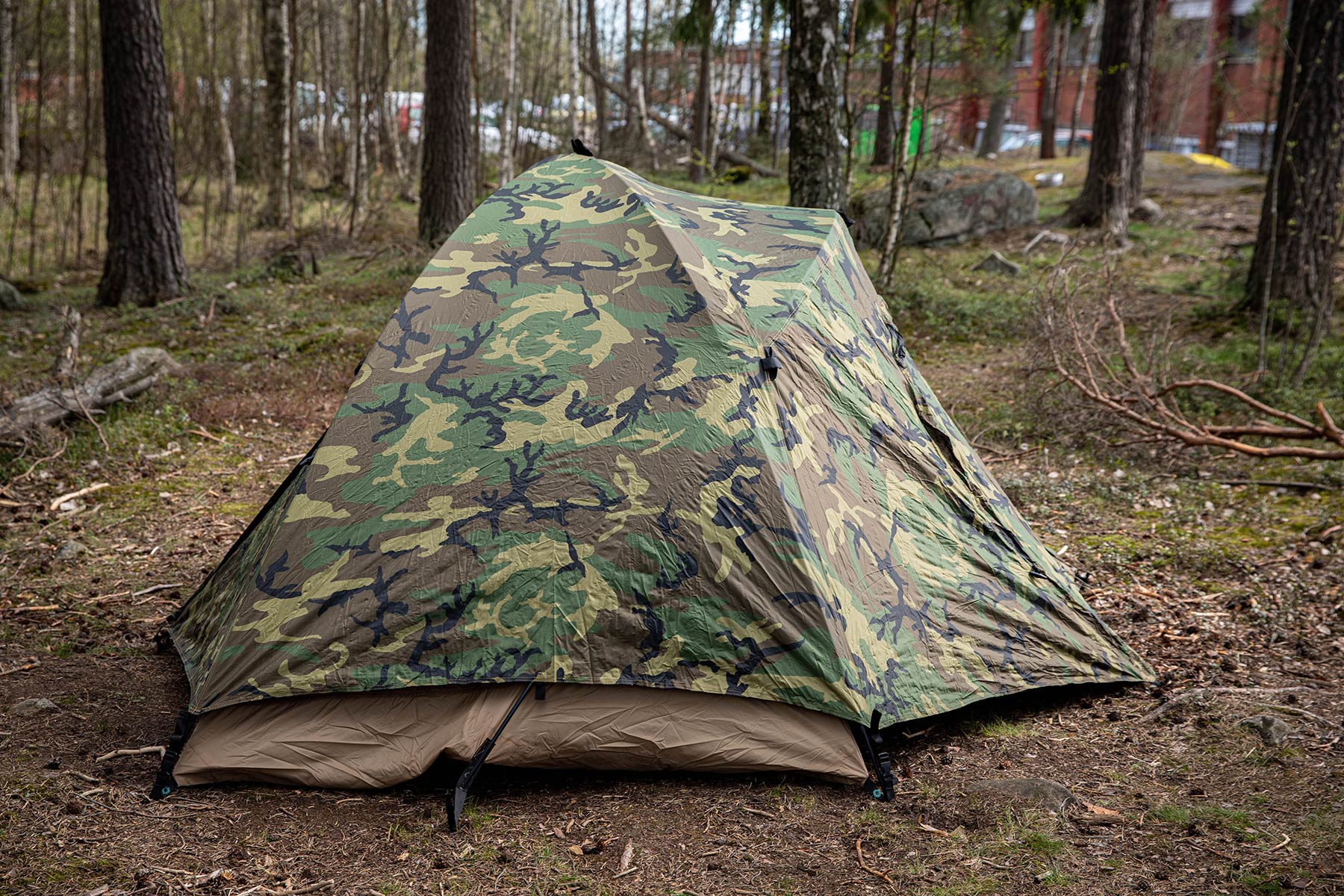 USMC Combat Tent, Two Man, Woodland, Surplus