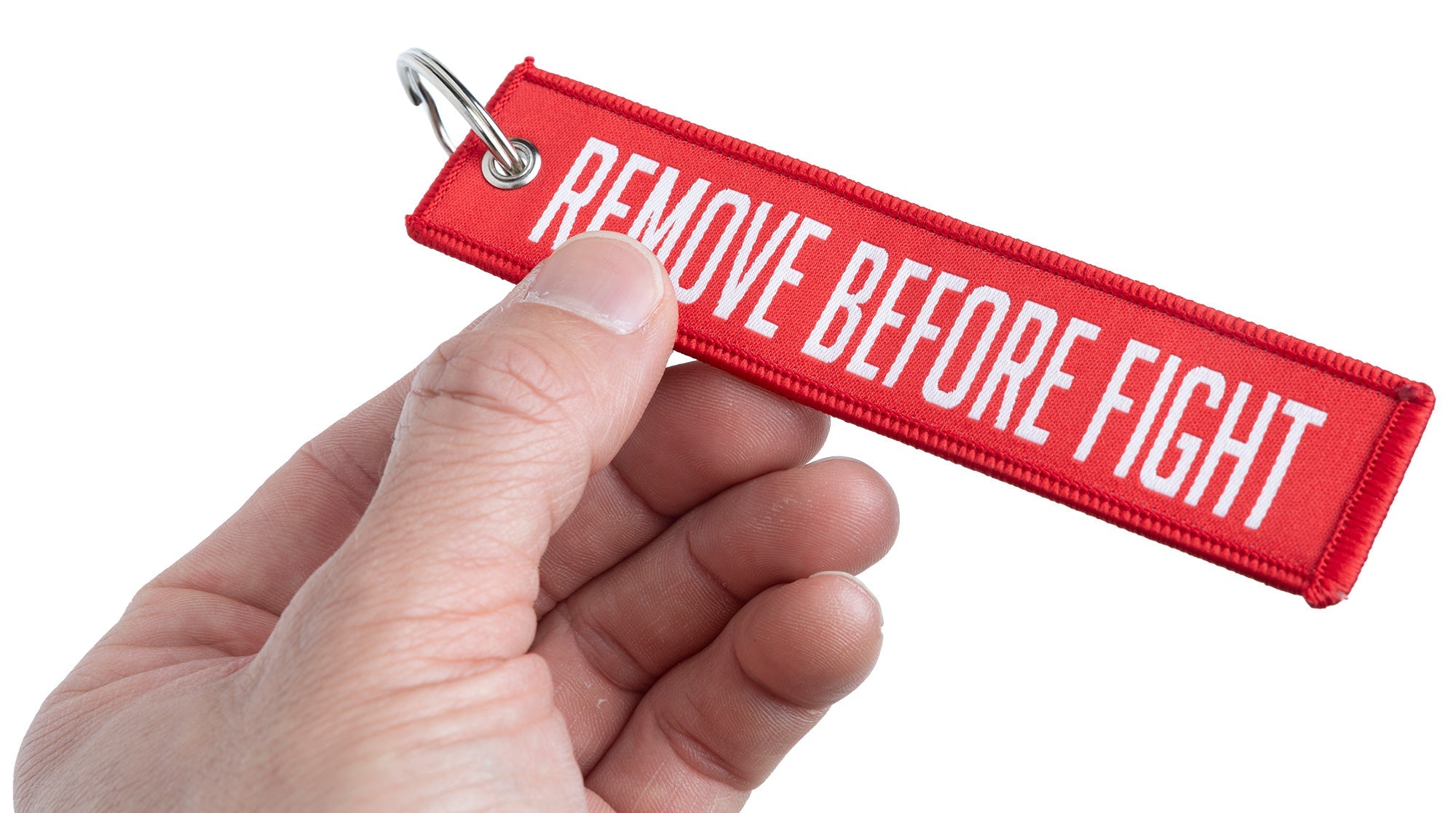 Varusteleka Key Tag, REMOVE BEFORE FIGHT