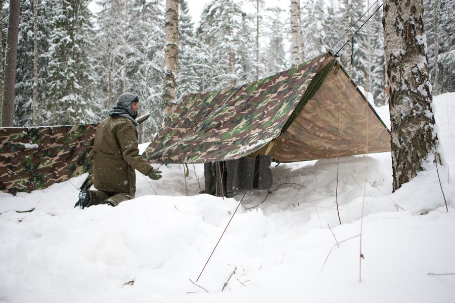 Hammock Camping in Winter