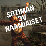 Sotiman 3v synttärinaamiaiset