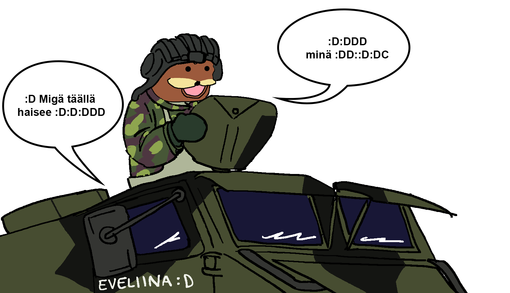 Army tales: An APC driver's porcelain dream
