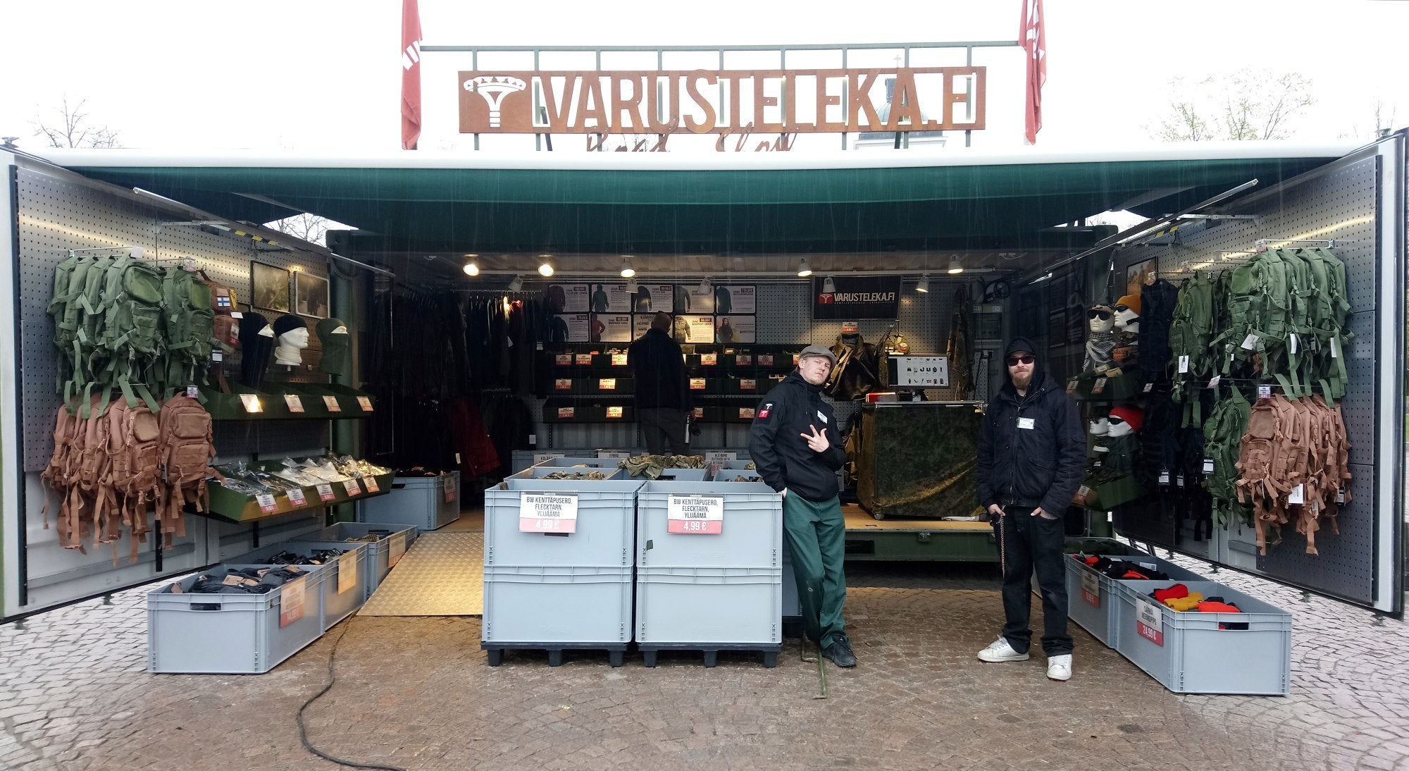 Containers, Trains and Automobiles: Varusteleka Road Show 2019