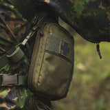 Combat first aid kit placement on your gear