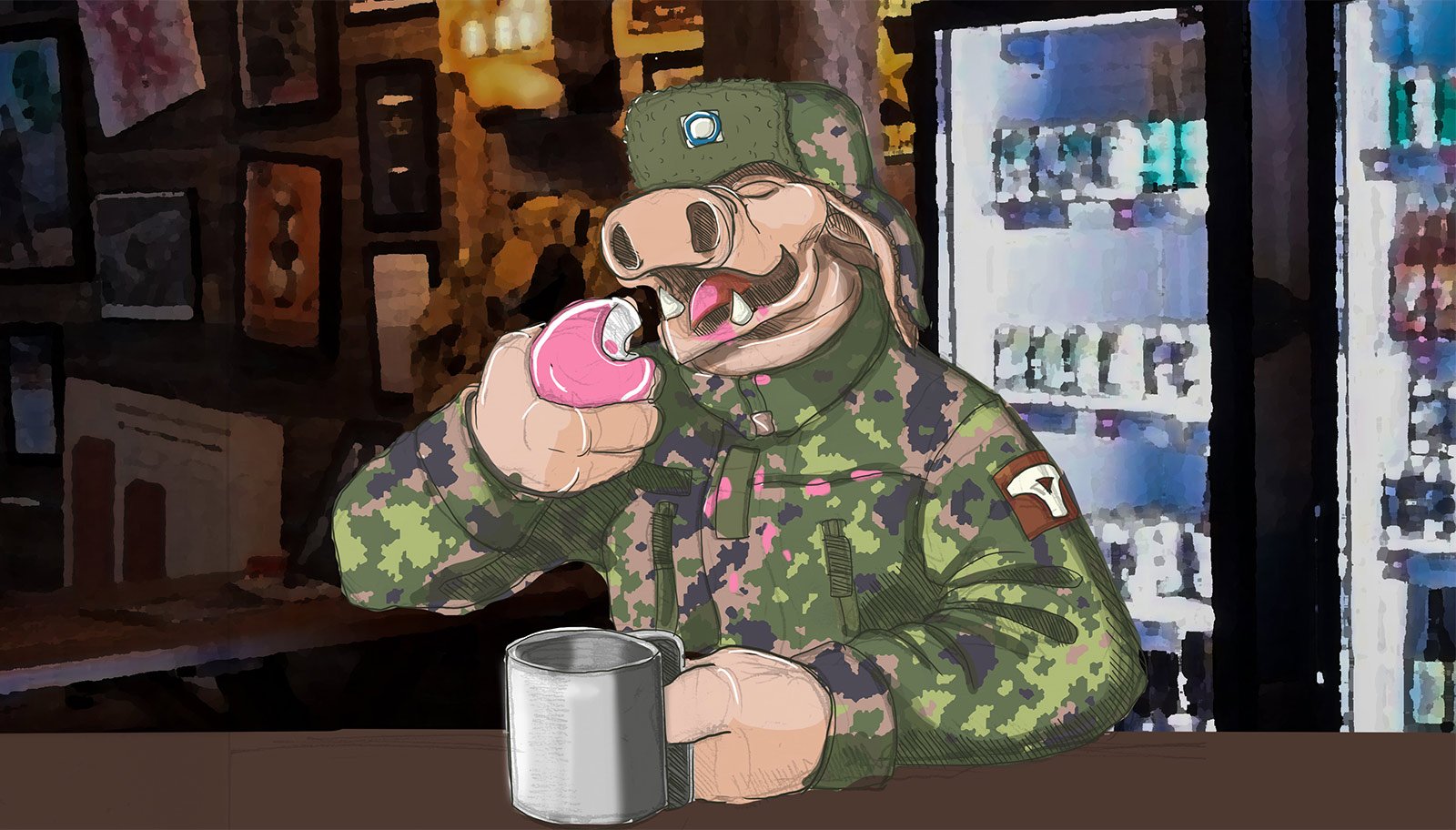 Free Coffee for New Conscripts at Bar Sotima, JAN 13-15, 2023