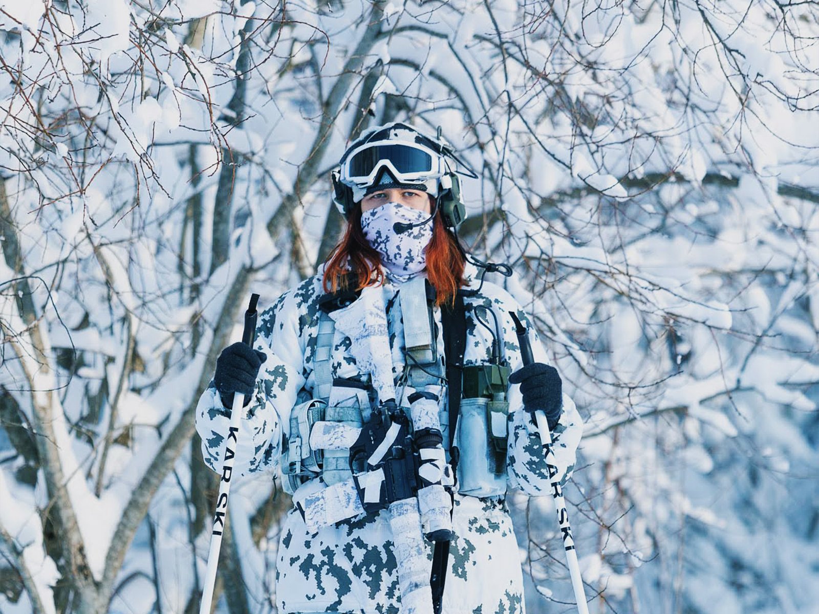 A short story about women's voluntary military service in Finland