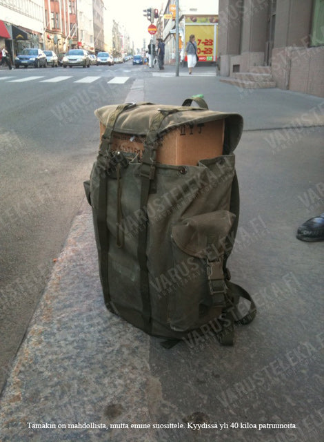 BW jääkärireppu, ylijäämä