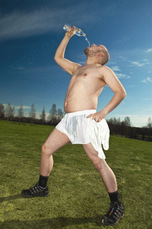 French Sports Shorts, Indecent, White, Surplus