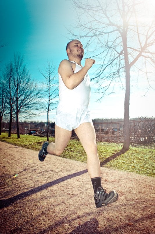 French Sports Shorts, Indecent, White, Surplus