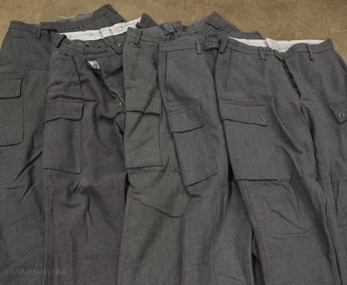 Finnish M65 Wool Trousers, Gray, Surplus
