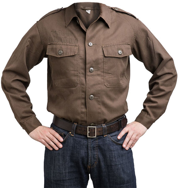【Special!!】WW1 USARMY ブラウンツイルユーティリティシャツ WW1 U.S Army Wool Shirt 
