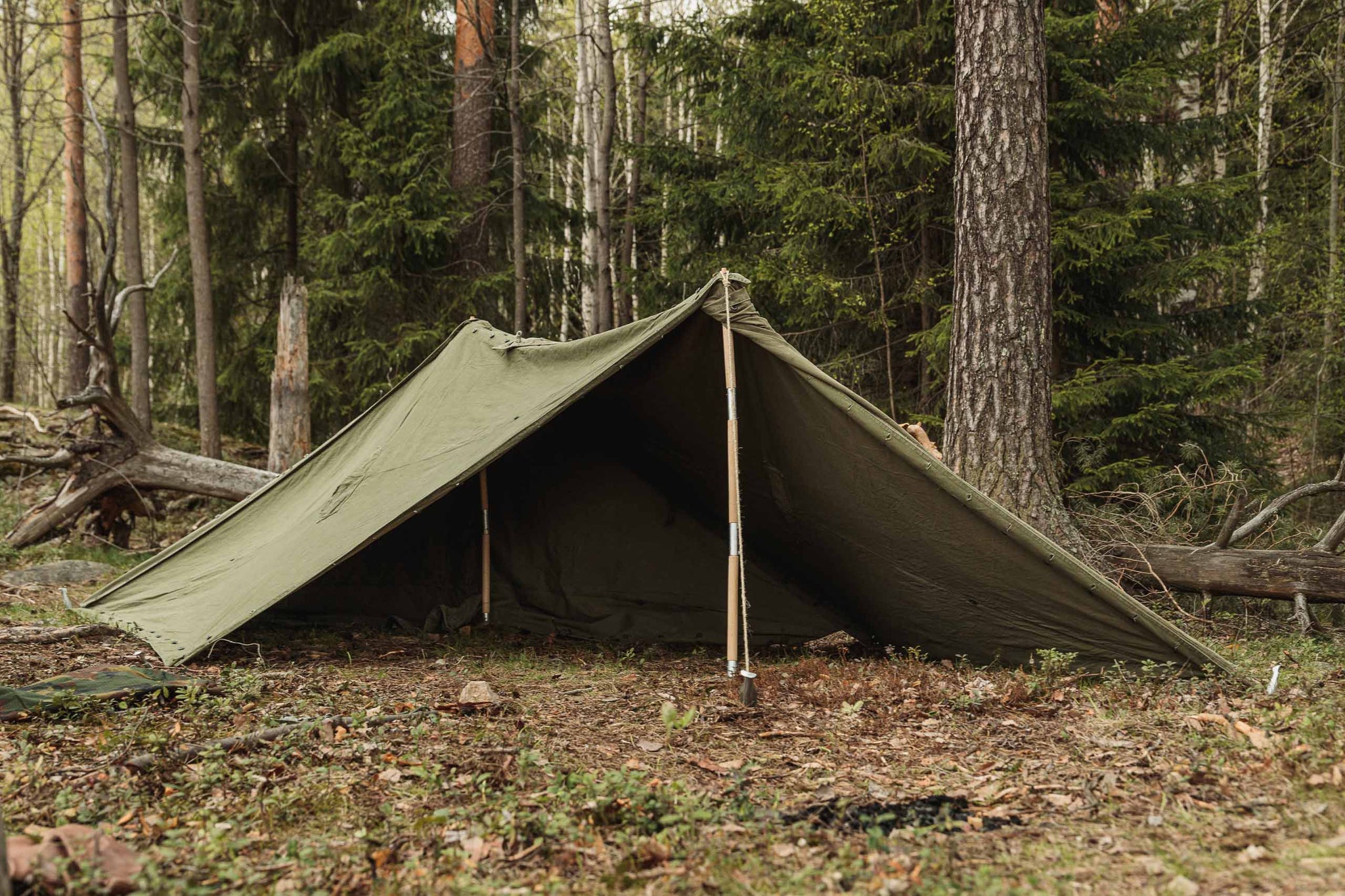 Norwegian Rhombus Shelter Quarter, Olive Drab, Surplus