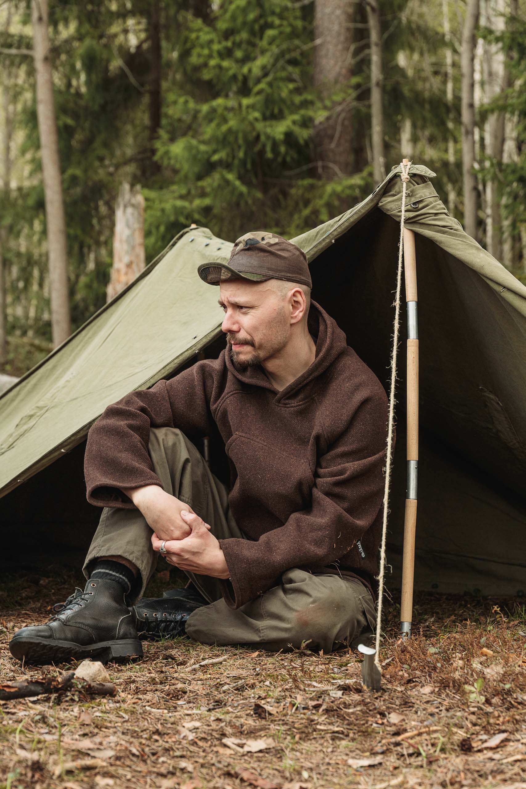 Norwegian Rhombus Shelter Quarter, Olive Drab, Surplus