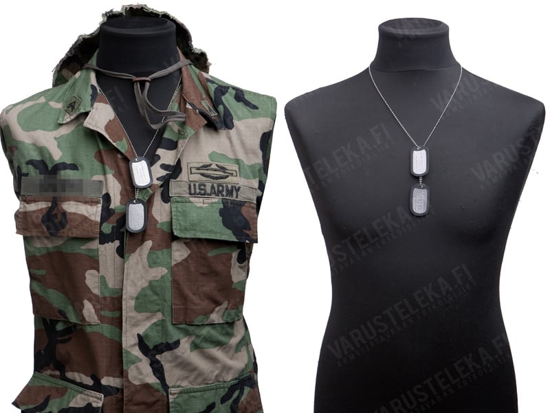 US Dog Tags -tuntolevyt, tyhjät