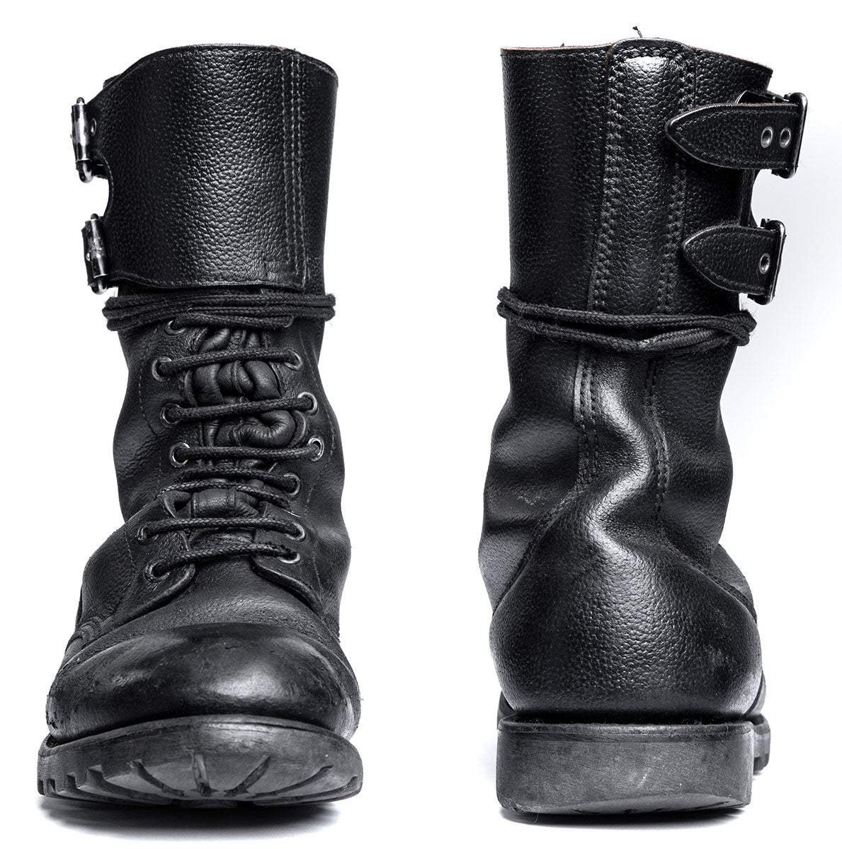 French BM65 double buckle boots, black, surplus