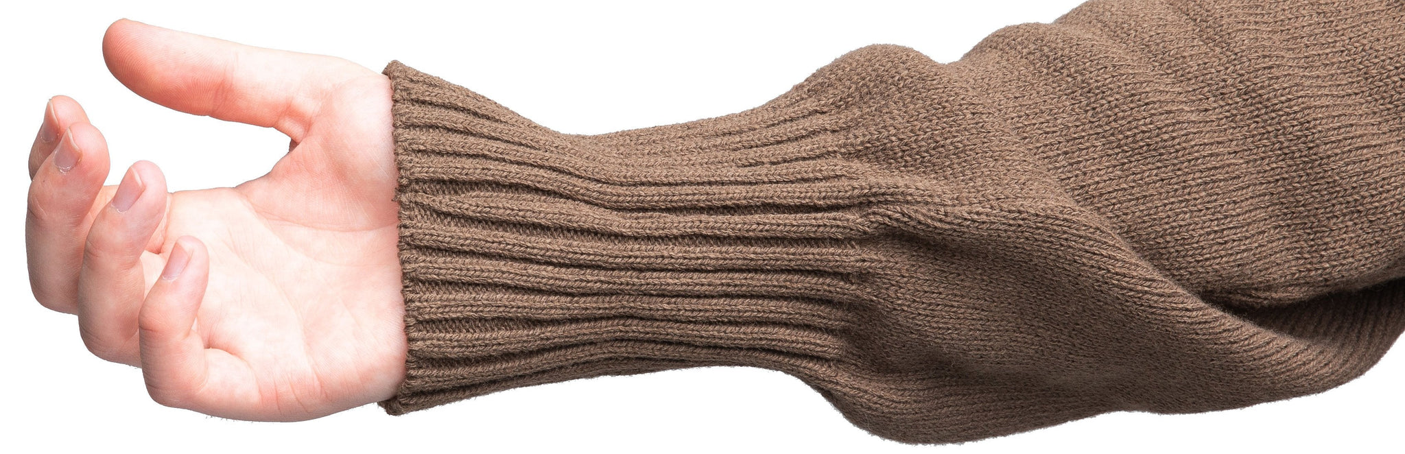 US 5-Button Sweater, OD Brown