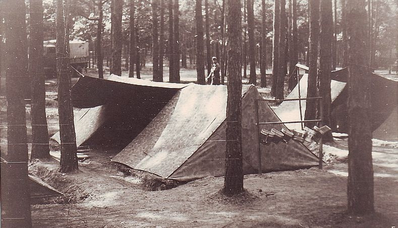 NVA shelter half, Strichtarn, surplus
