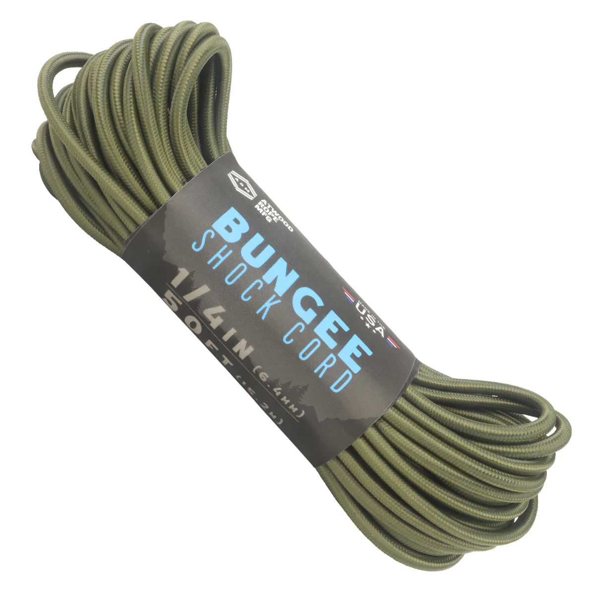 Atwood Rope 6,35mm (1/4) Bungee Shock Cord, 30 m (100 ft)