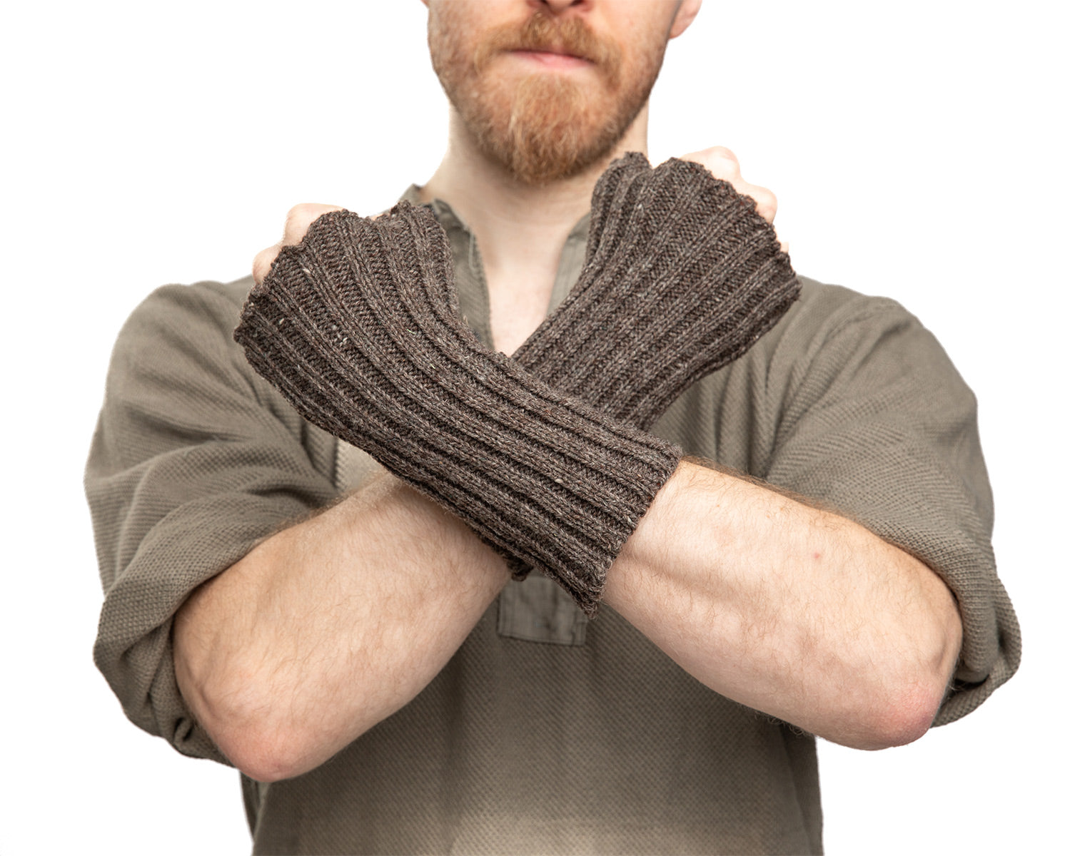 Swedish Wrist Warmers, Wool, Surplus