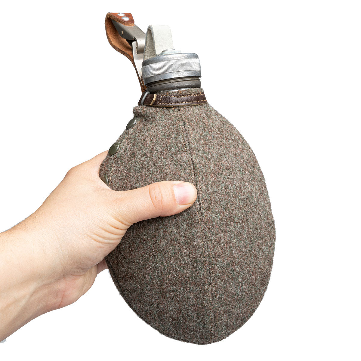 Swedish Canteen, Aluminum with Woolen Cover, Surplus