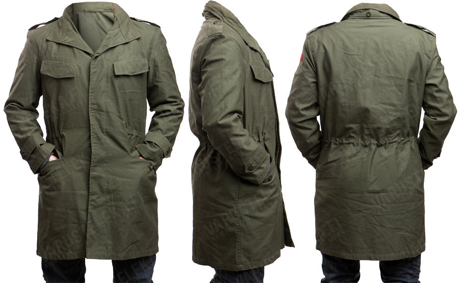Belgialainen parka, M88, oliivinvihreä, ylijäämä