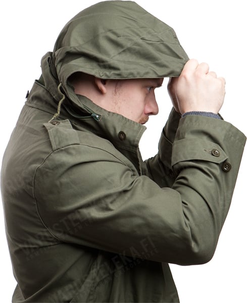 Belgialainen parka, M88, oliivinvihreä, ylijäämä