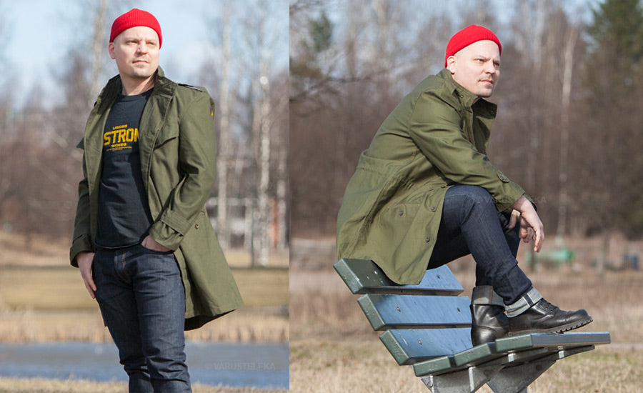 Belgialainen parka, M88, oliivinvihreä, ylijäämä