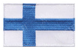 Varusteleka Finnish Flag Patch, 77 x 47 mm