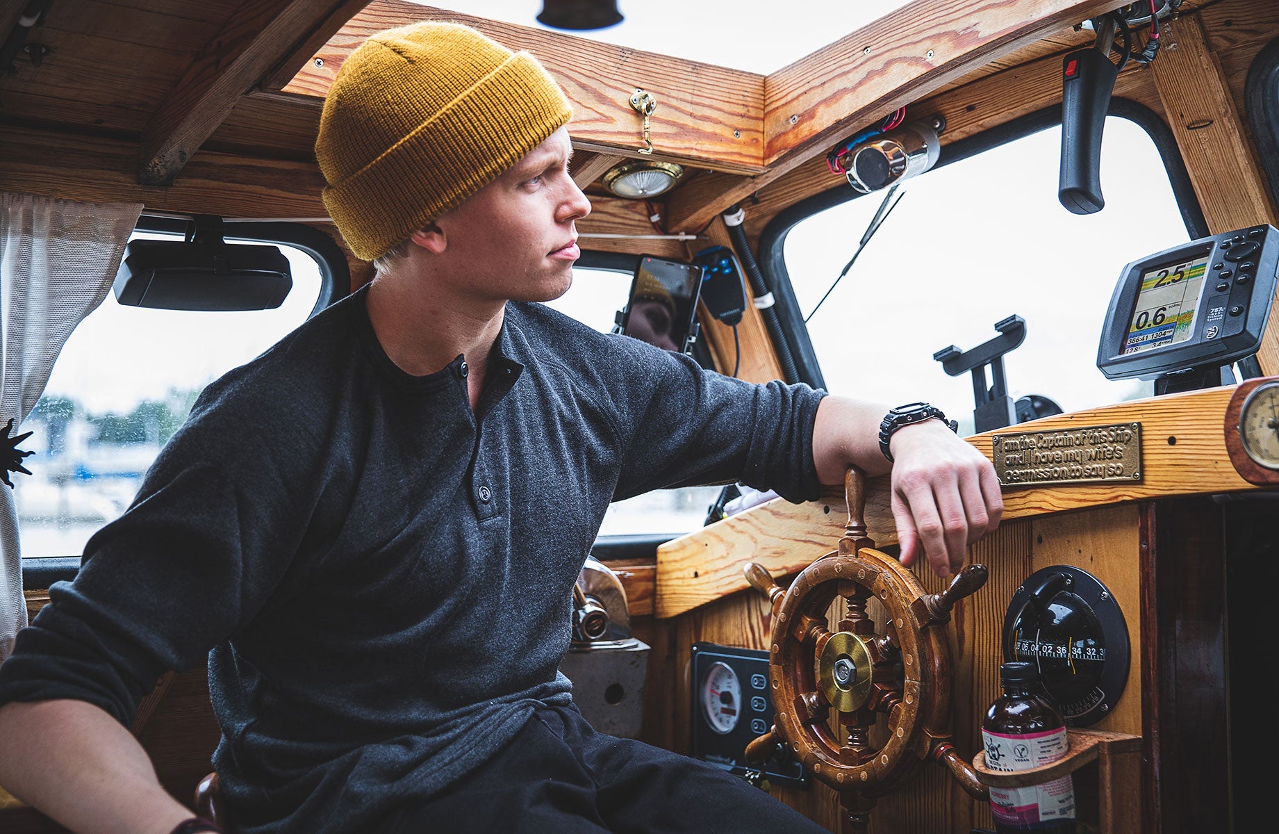 Varusteleka vaarinpaita, merinovillaa