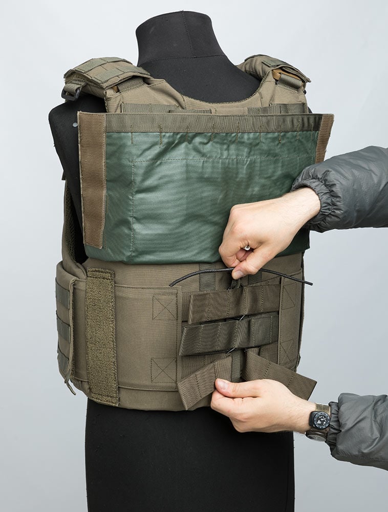 Sioen Ballistics Tacticum Weste, NIJ IIIA