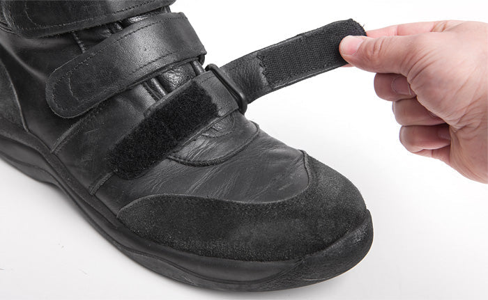 BW Leather Sneakers with Velcro Closure, surplus