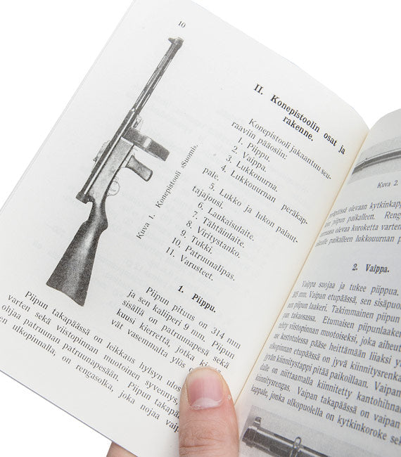 SA M31 Suomi konepistoolin ohjekirja