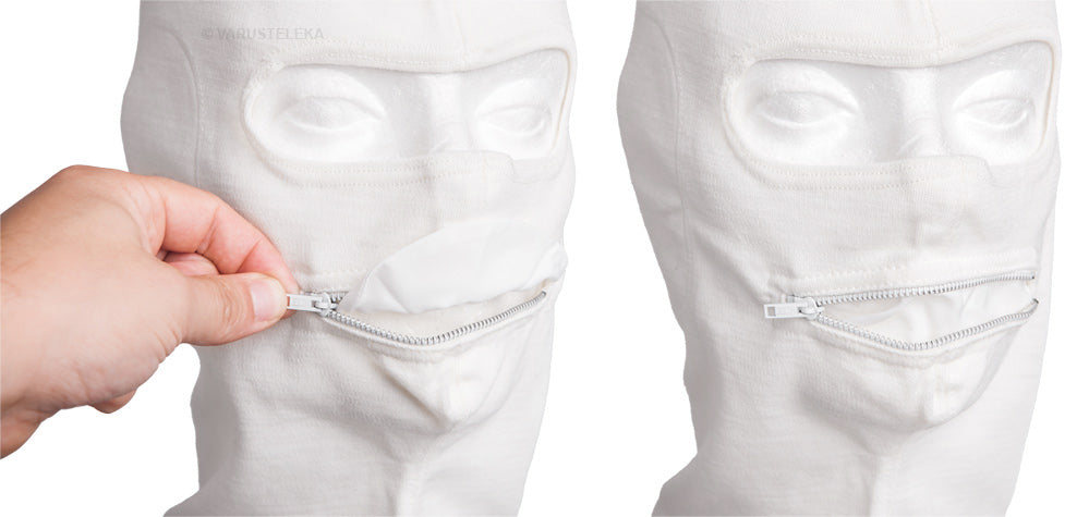 Italian Balaclava w. Zippered Mouth, Surplus