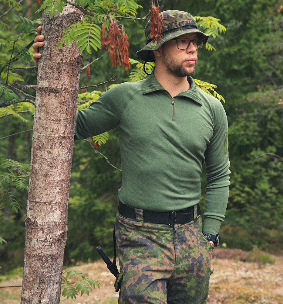 Varusteleka L2 Turtleneck Shirt, Merino Wool