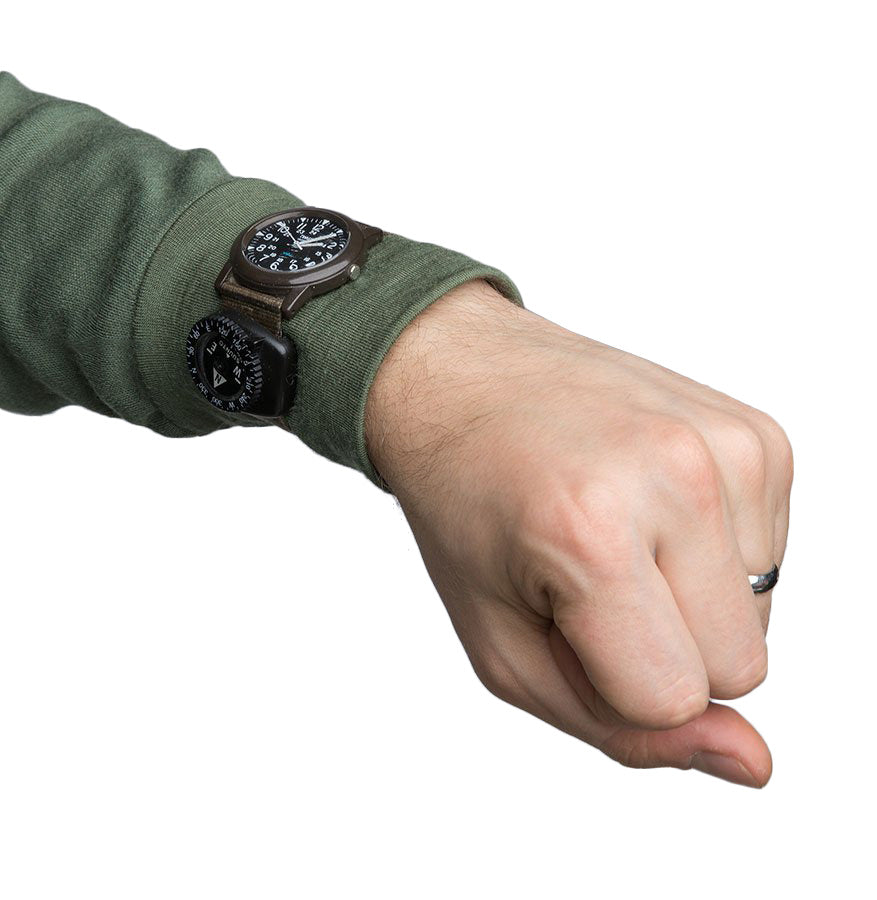 The snug fitting cuffs make wearing a wrist watch on top of the cuff a very good and comfortable option.