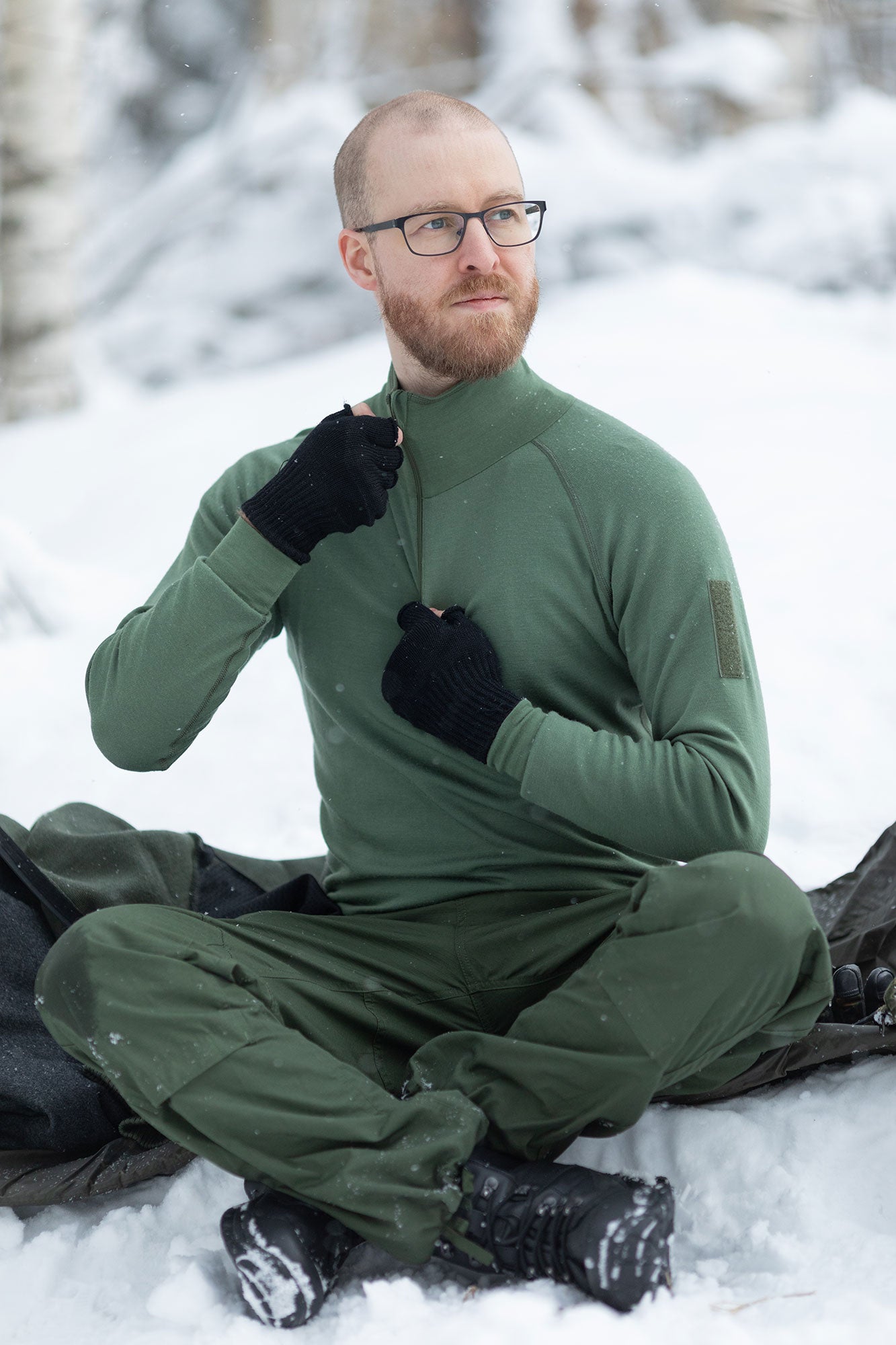 Varusteleka L2 Turtleneck Shirt, Merino Wool